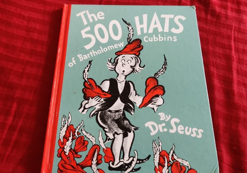 Book Review: The 500 Hats of Bartholomew Cubbins by Dr Seuss